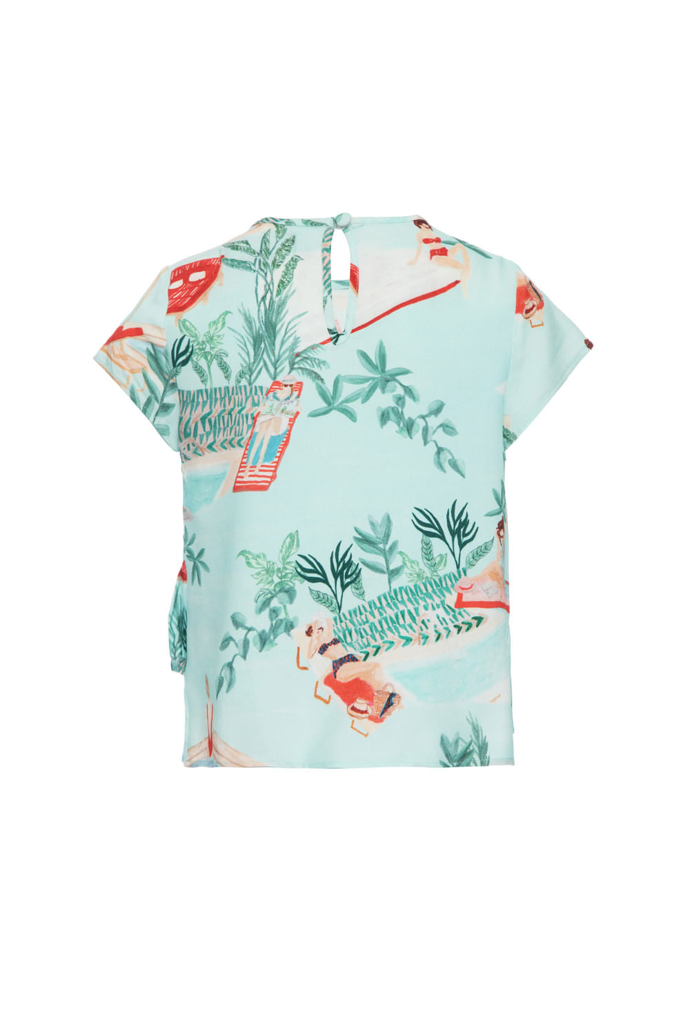 PIJAMA CURTO SALINE INFANTIL AZUL