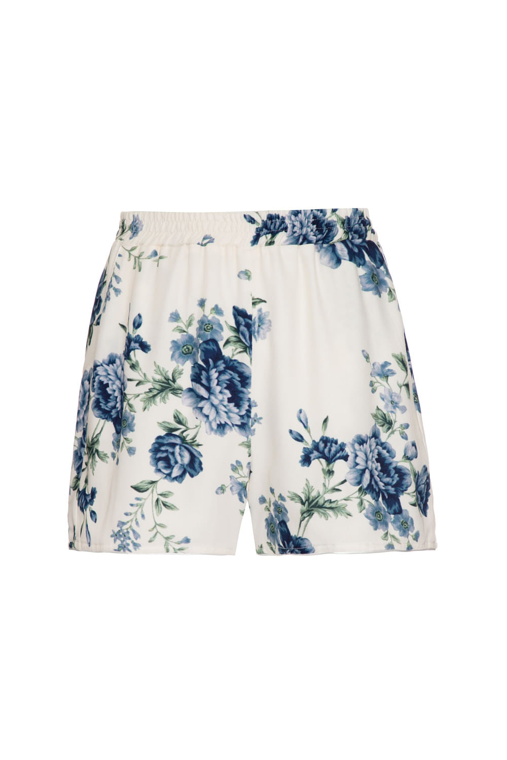 PIJAMA CURTO FLORAL OLGA OFF WHITE