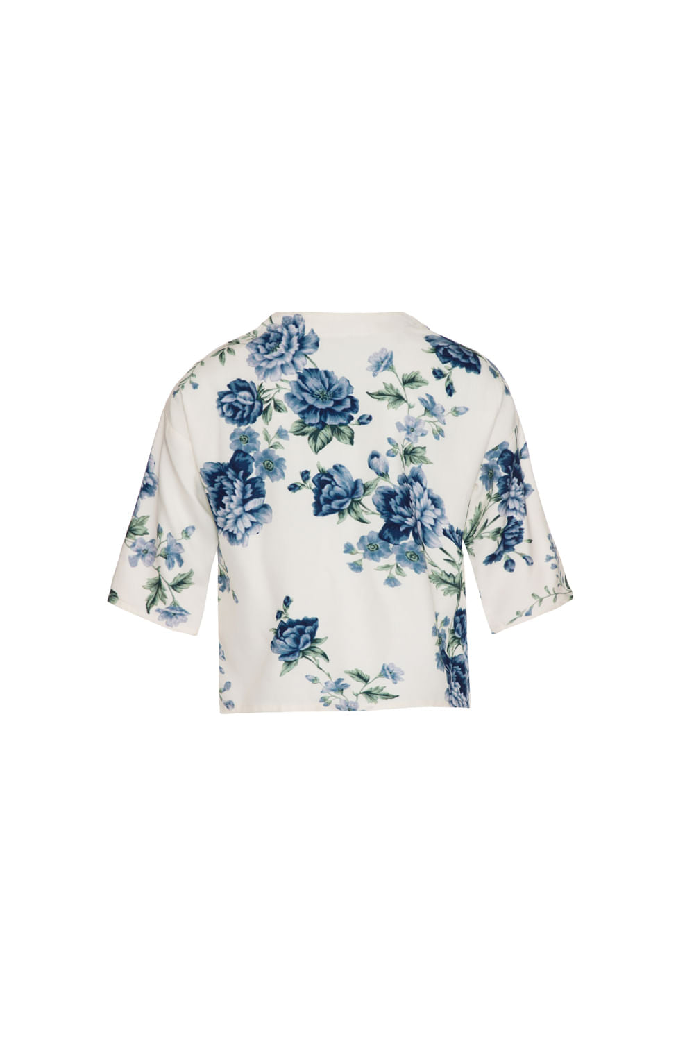 PIJAMA CURTO FLORAL OLGA INFANTIL OFF WHITE