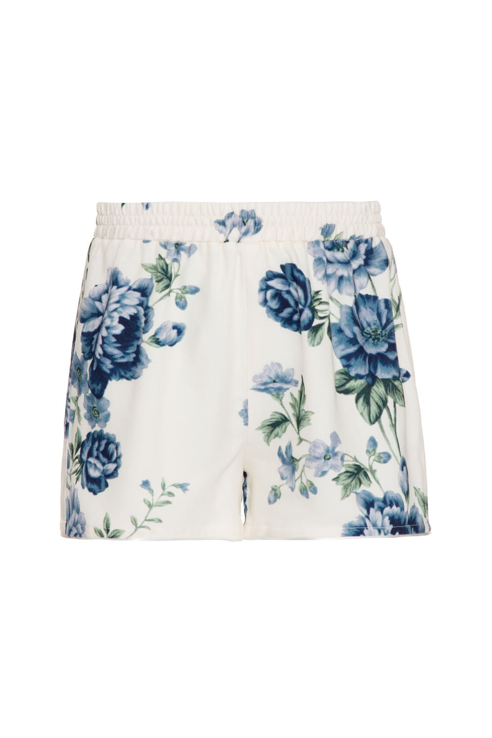 PIJAMA CURTO FLORAL OLGA INFANTIL OFF WHITE