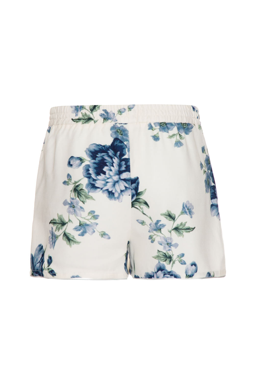 PIJAMA CURTO FLORAL OLGA INFANTIL OFF WHITE