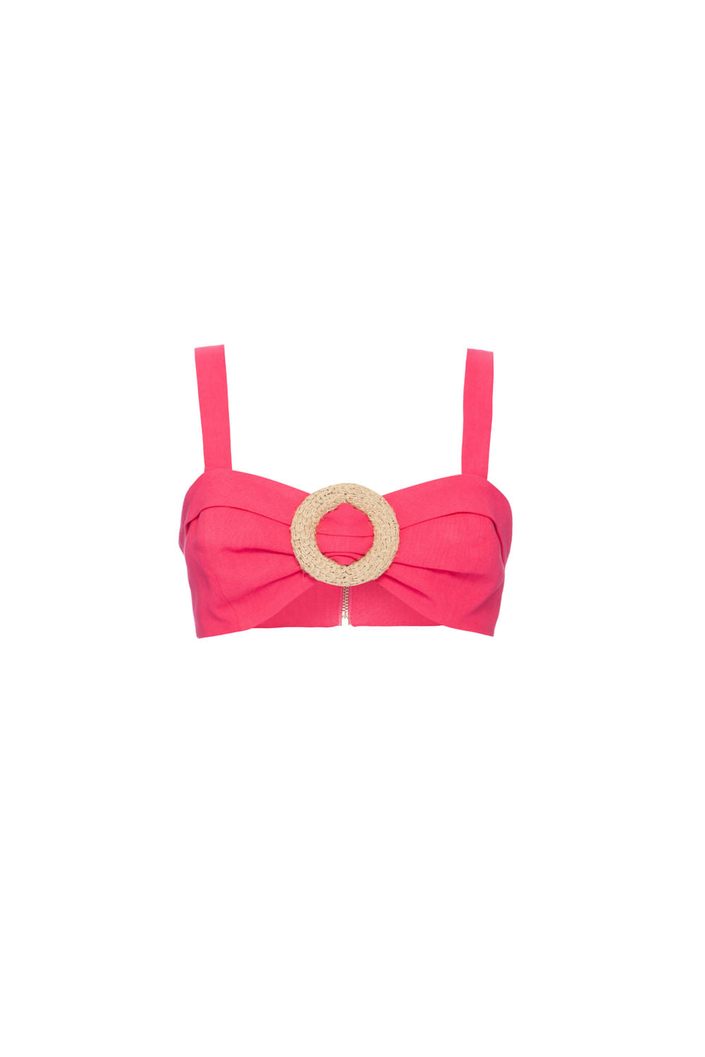 TOP FIVELA PALHA SCAPE PINK