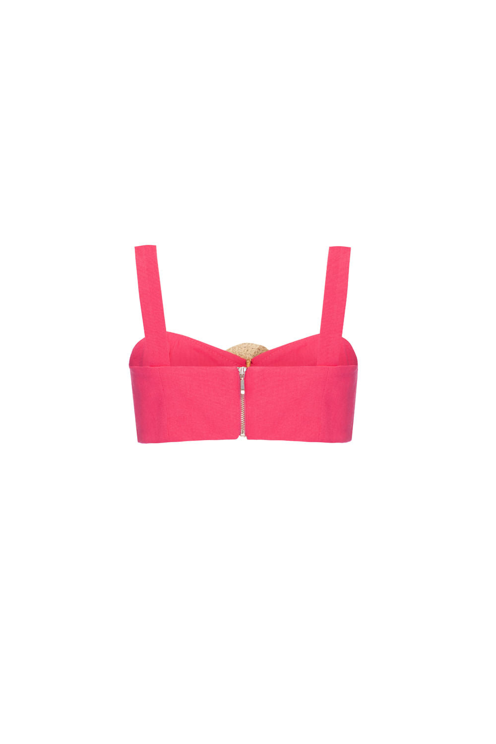 TOP FIVELA PALHA SCAPE PINK