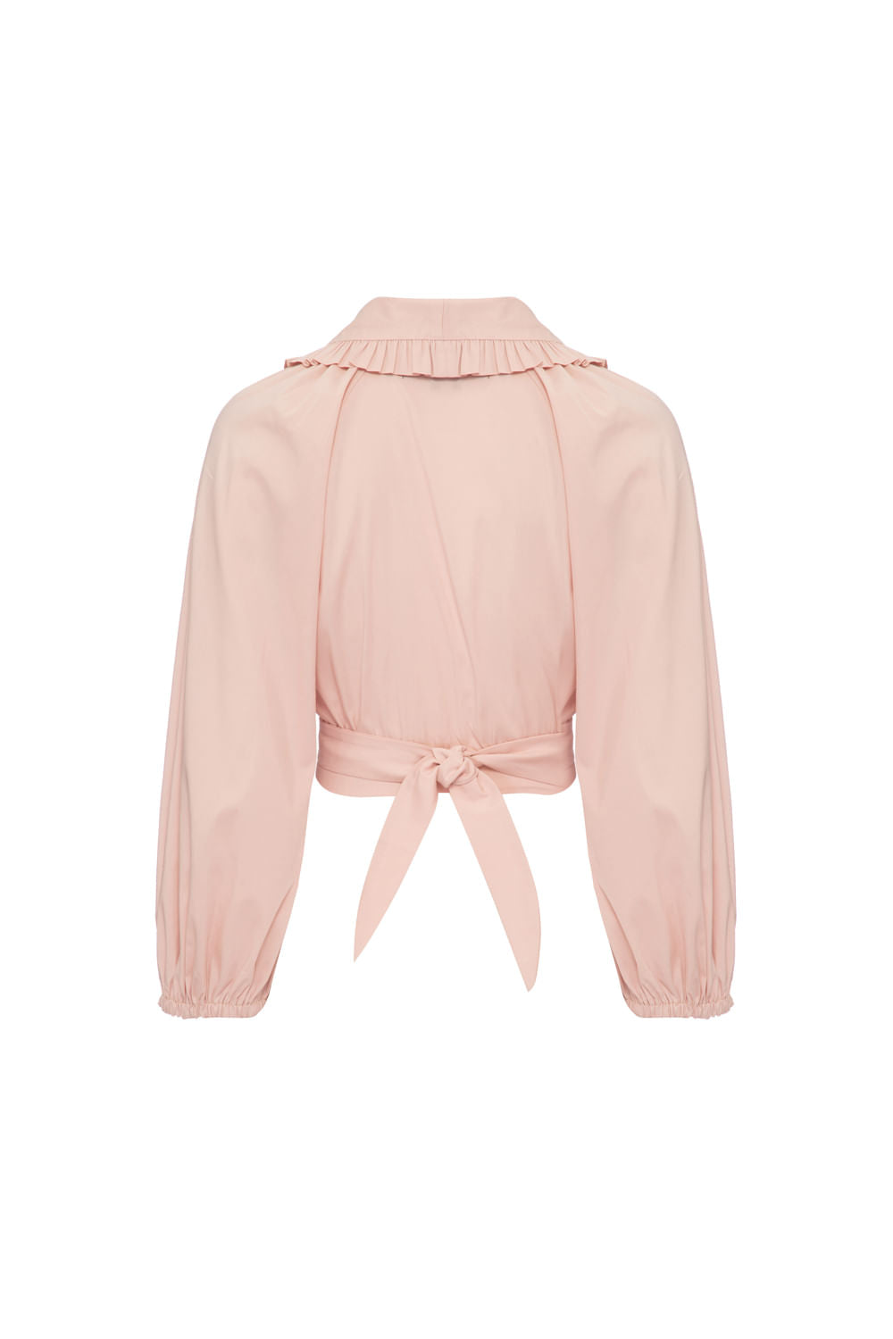 TOP CAMISA AMARRAÇÃO SOFT 60'S ROSA