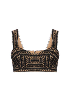 TOP DE ENTREMEIO PRETO PRETO
