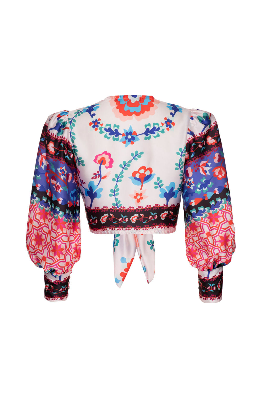 TOP AMARRAÇÃO DAMASCENA OFF WHITE