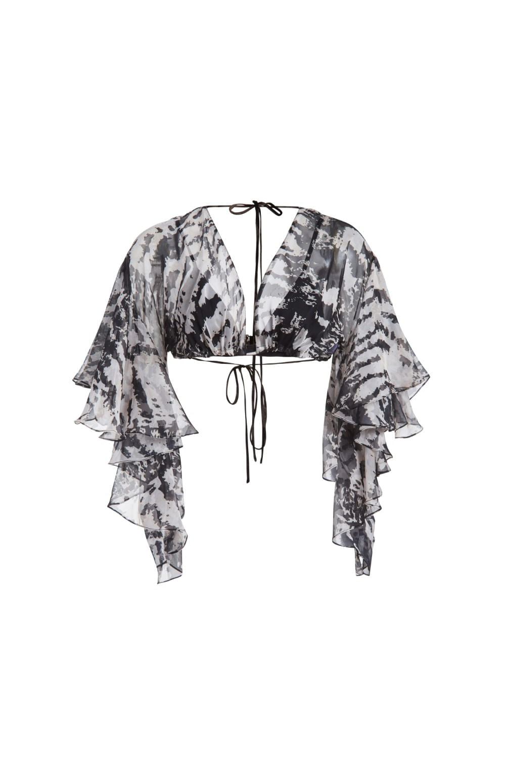 TOP AMARRAÇÃO GRÁFICO GEORGI OFF WHITE