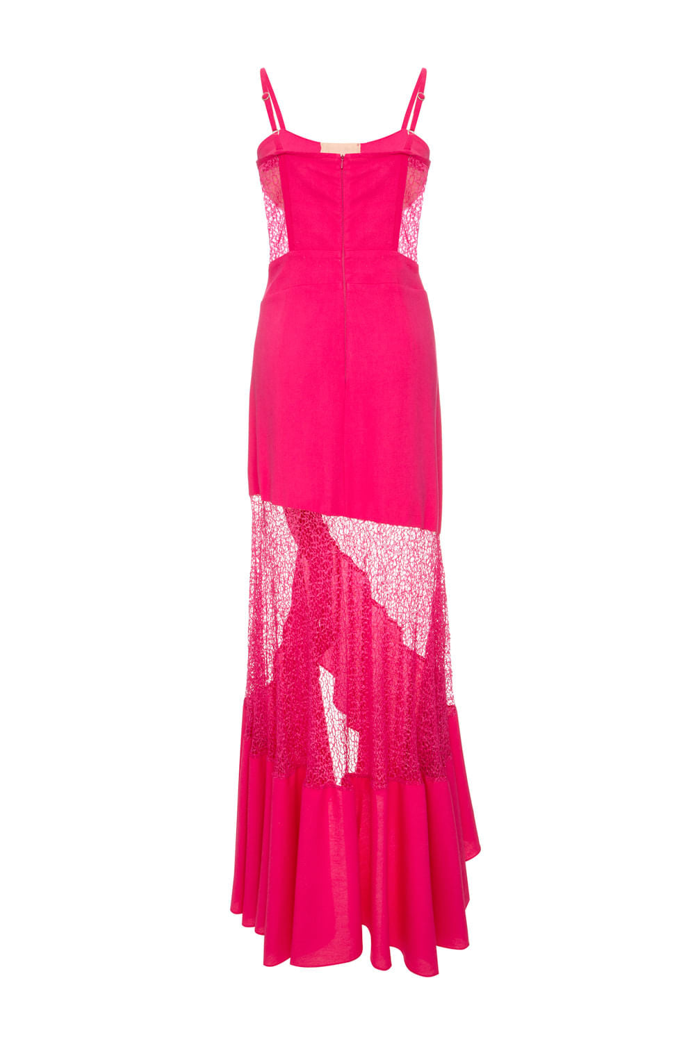 VESTIDO LONGO TELA SCAPE PINK