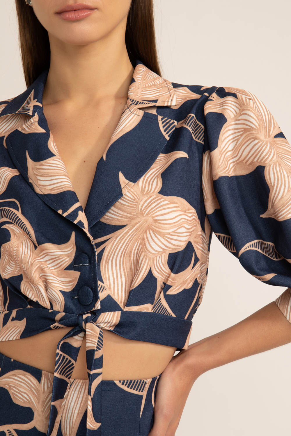 TOP AMARRAÇÃO STARGAZER AZUL MARINHO