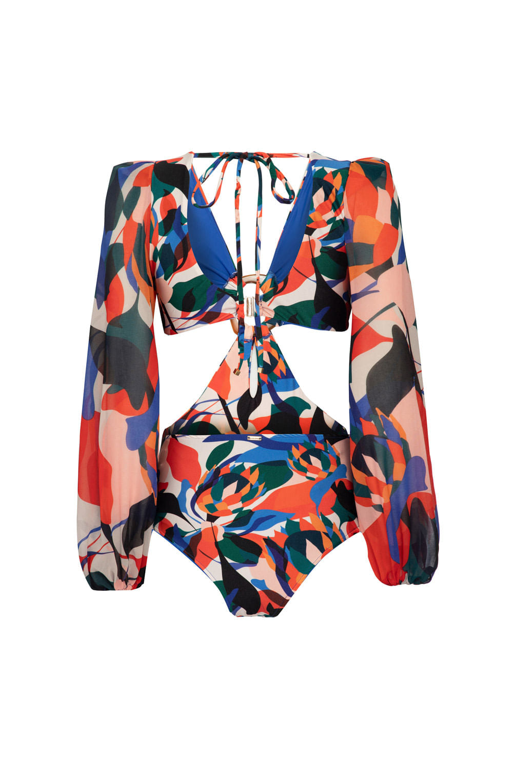 BODY RECORTES PROTEA VERMELHO