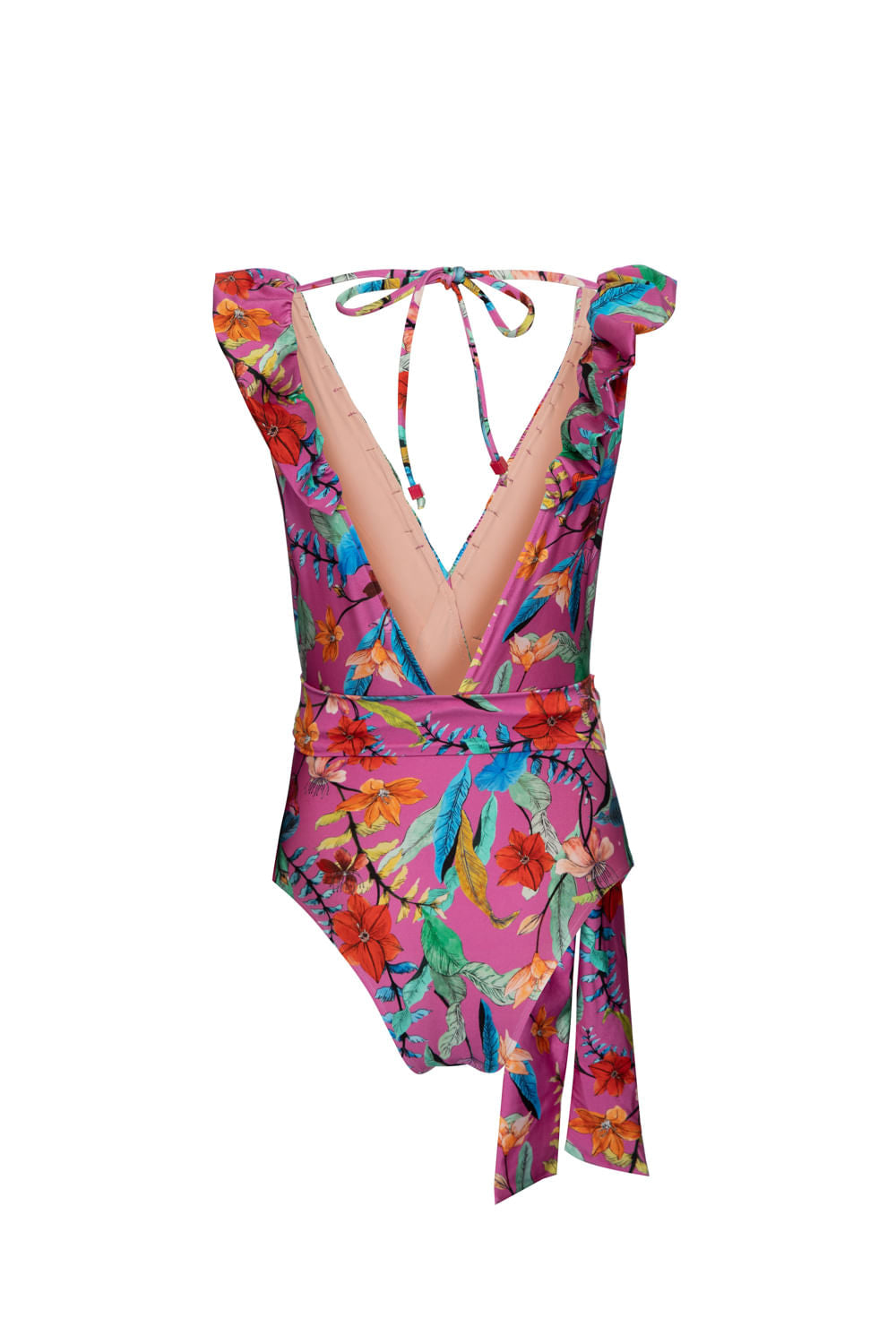 BODY BABADO ZAMIA ROSA