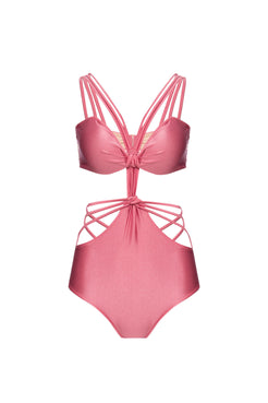BODY DE BEACH ROSA SELVAGEM COM NÓS ROSA