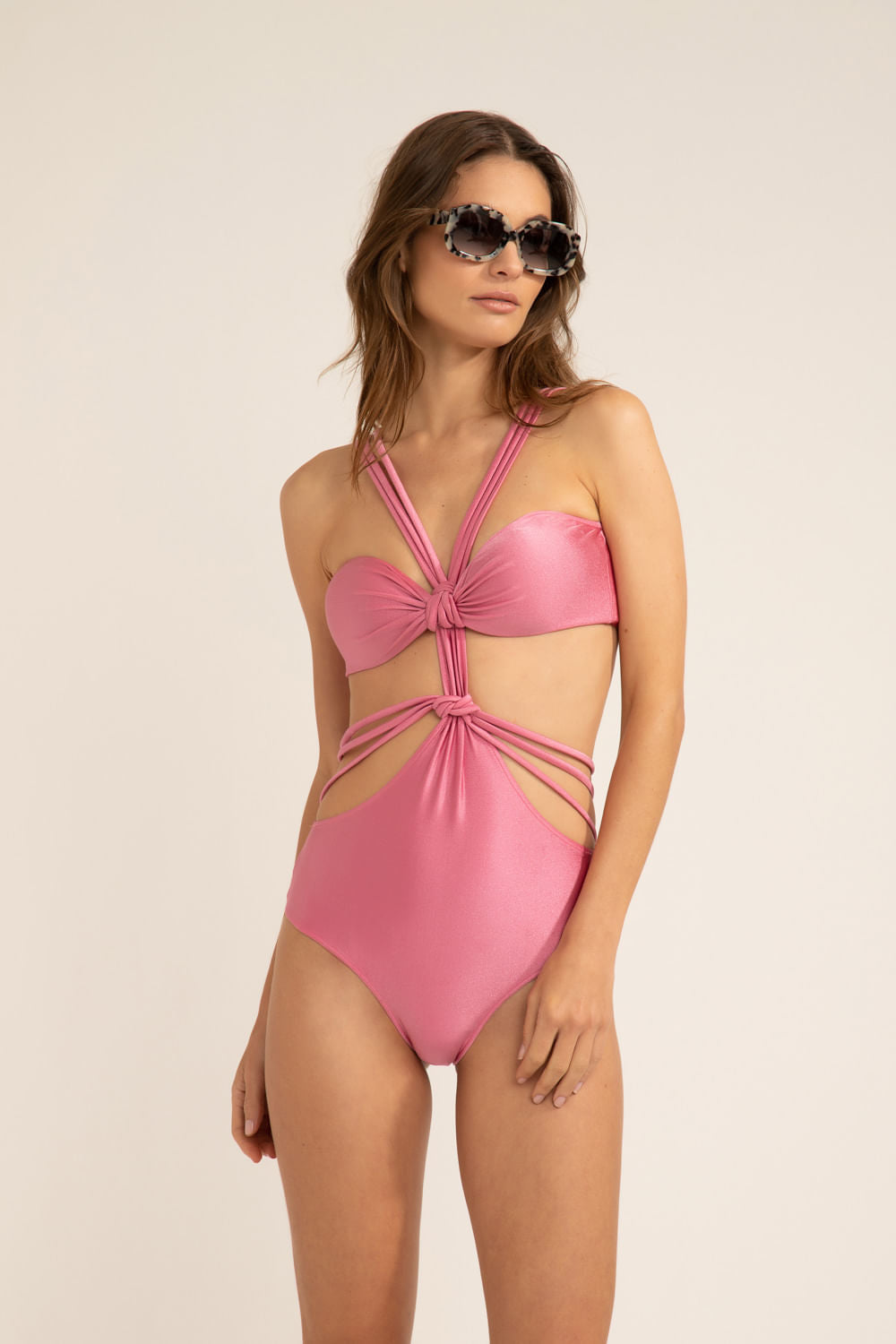 BODY DE BEACH ROSA SELVAGEM COM NÓS ROSA