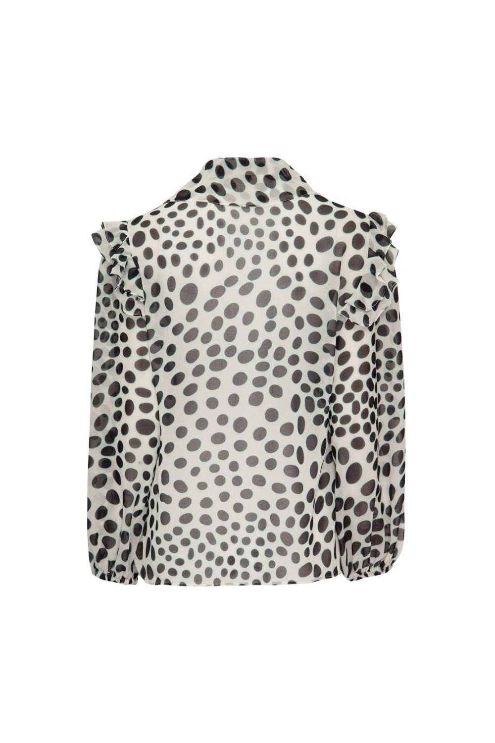 CAMISA TRANSPARÊNCIA POÁ BOSSA OFF WHITE