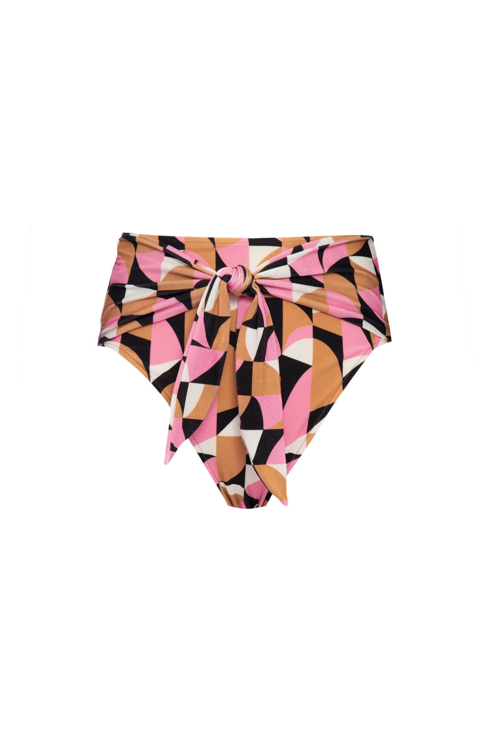 HOT PANTS AMARRAÇÃO GEOMÉTRICO ZELLIJ ROSA