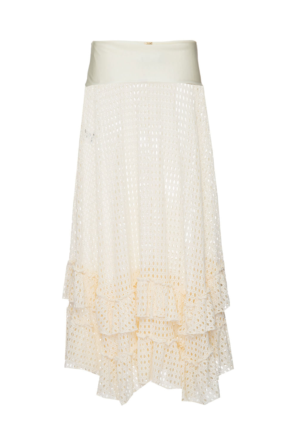 SAIA LONGA TELA LYCRA STRIPS OFF WHITE