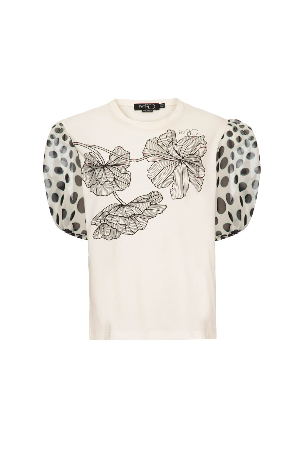 T-SHIRT POÁ BOSSA OFF WHITE