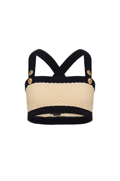 Top biquÃni reto deep dive off white