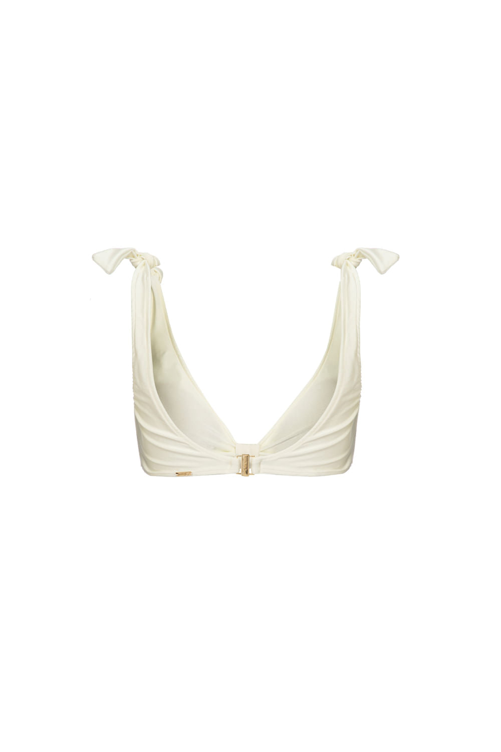 TOP DE BEACH ROSA SELVAGEM COM BORDADO E AMARRAÇÃO NO OMBRO INV22 OFF WHITE