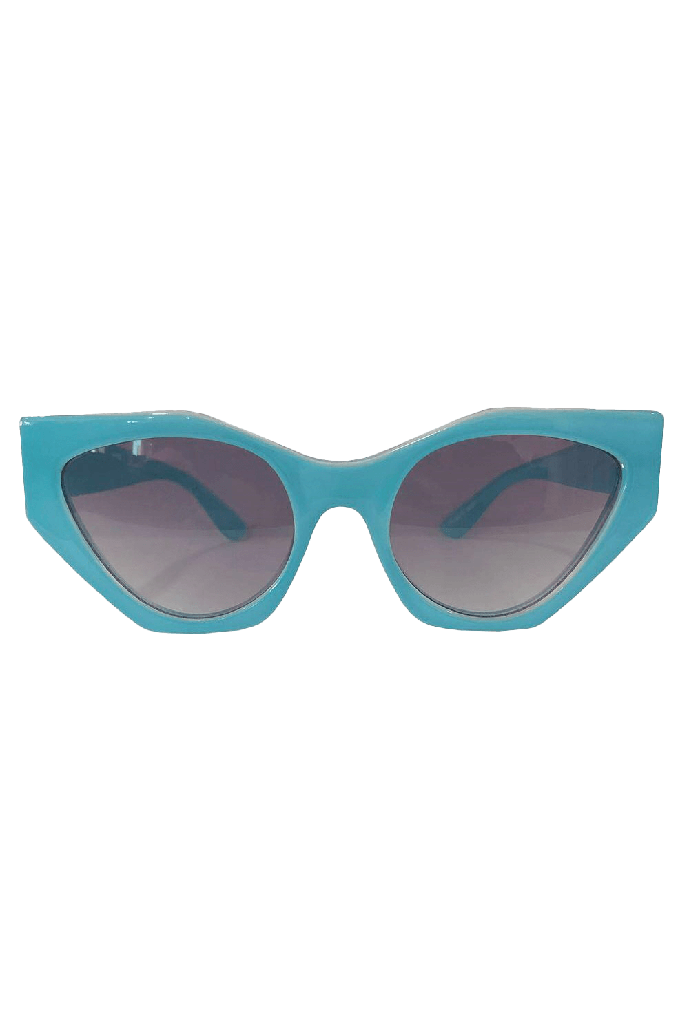 ÓCULOS GATINHO GEOMÉTRICO AZUL