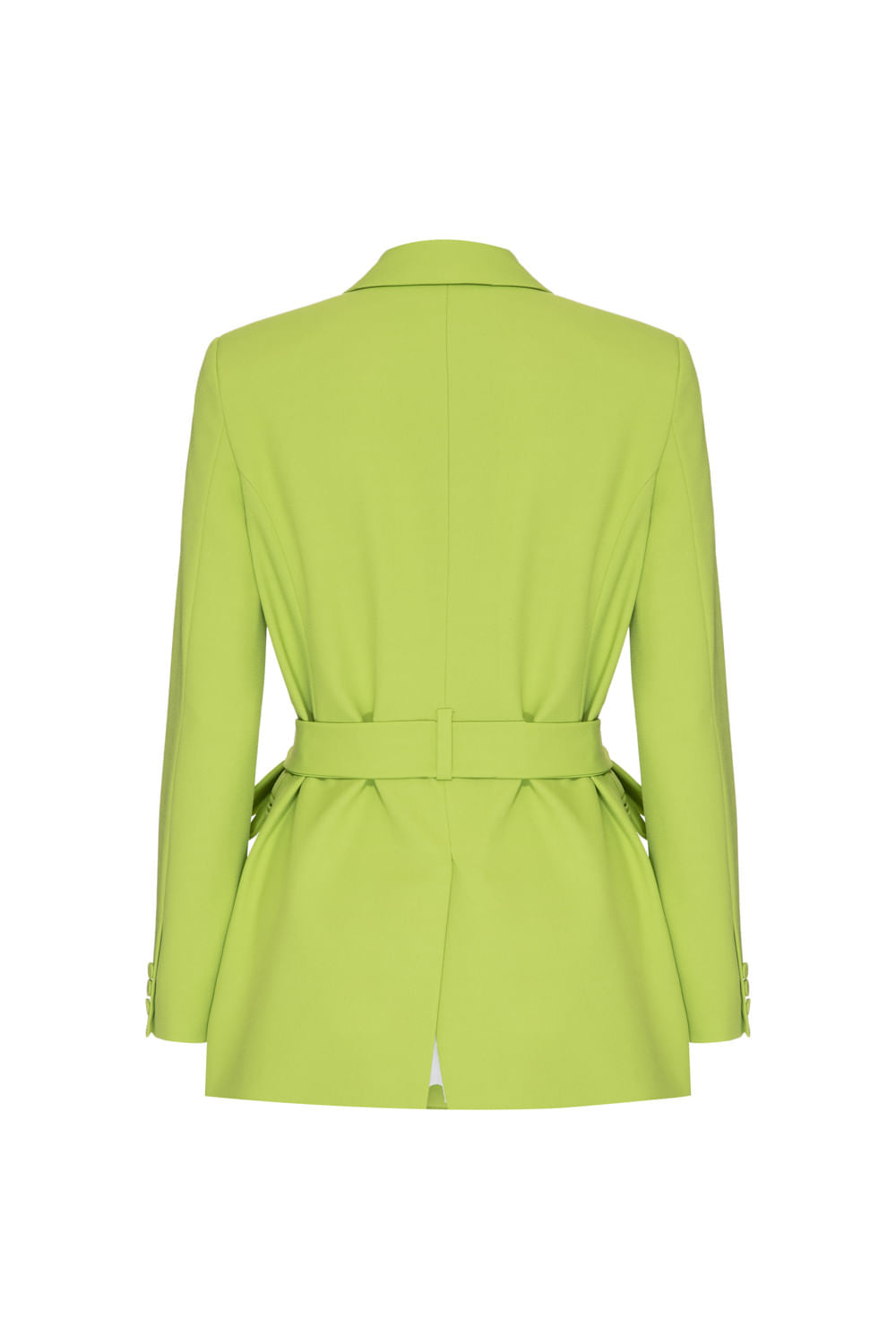 Blazer transpassado crepe verde