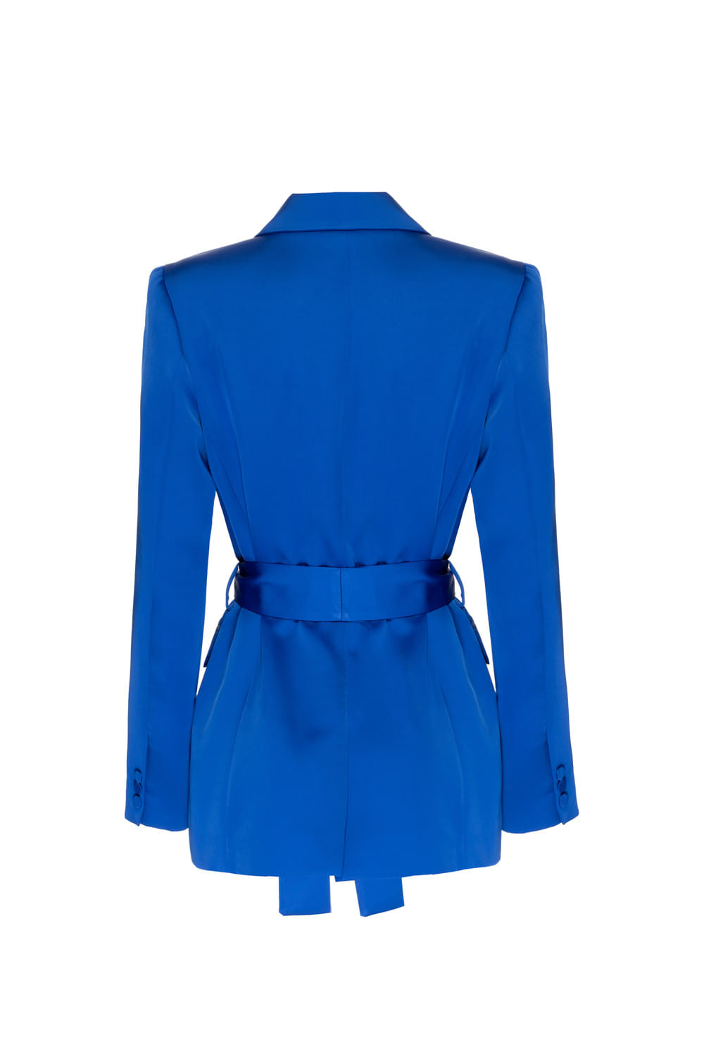 BLAZER FAIXA CETIM AZUL