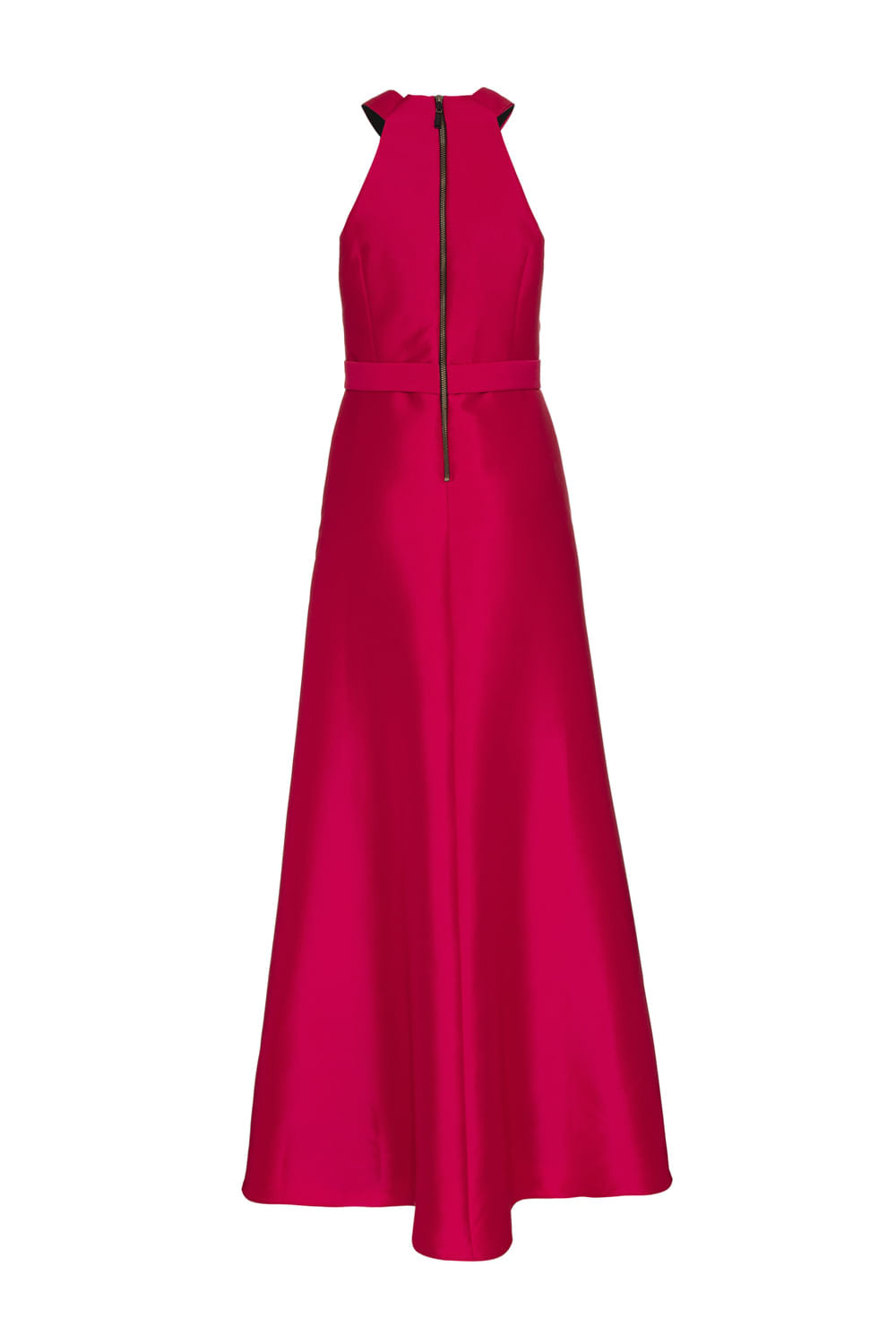 VESTIDO LONGO CRUZADO FRENTE ÚNICA ZIBELINE PINK