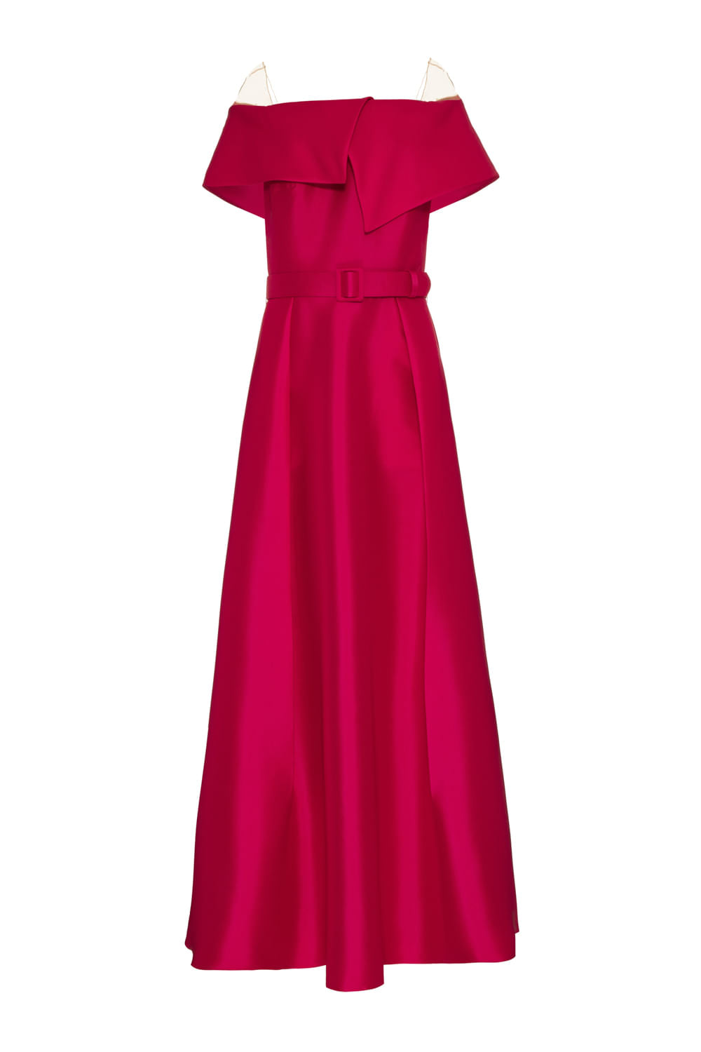 VESTIDO LONGO OMBRO A OMBRO ZIBELINE PINK