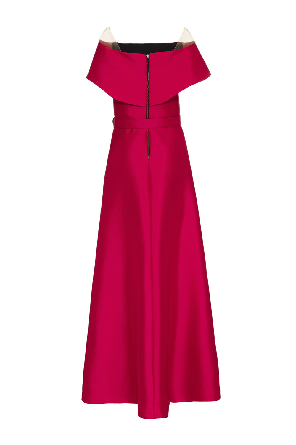 VESTIDO LONGO OMBRO A OMBRO ZIBELINE PINK