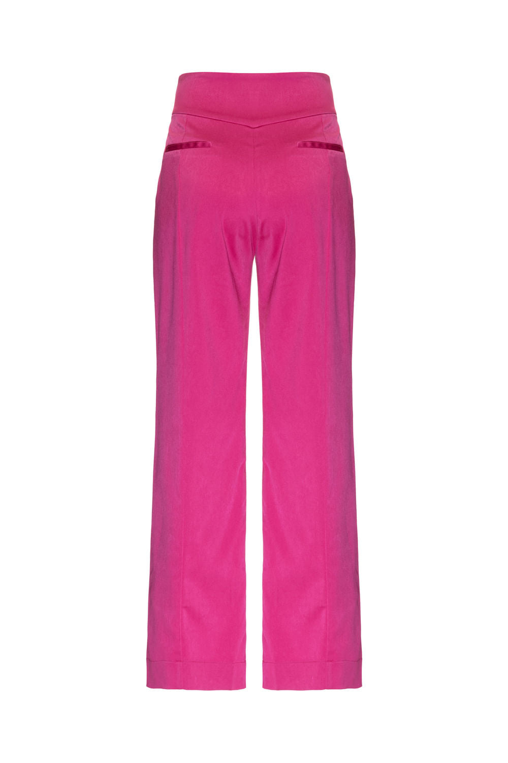 CALÇA BOTÕES CETIM RAMPLING PINK