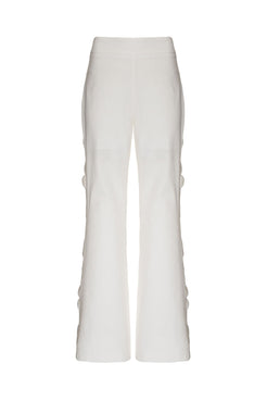 CALÇA RECORTE LINHO NILO MATRON OFF WHITE