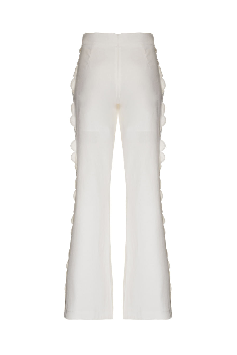 CALÇA RECORTE LINHO NILO MATRON OFF WHITE