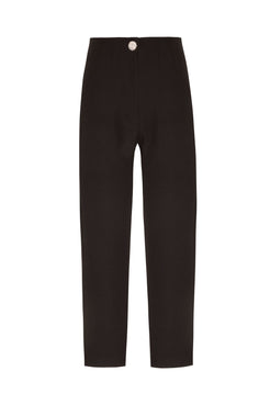 CALÇA PESPONTOS CREPE EDIE PRETO