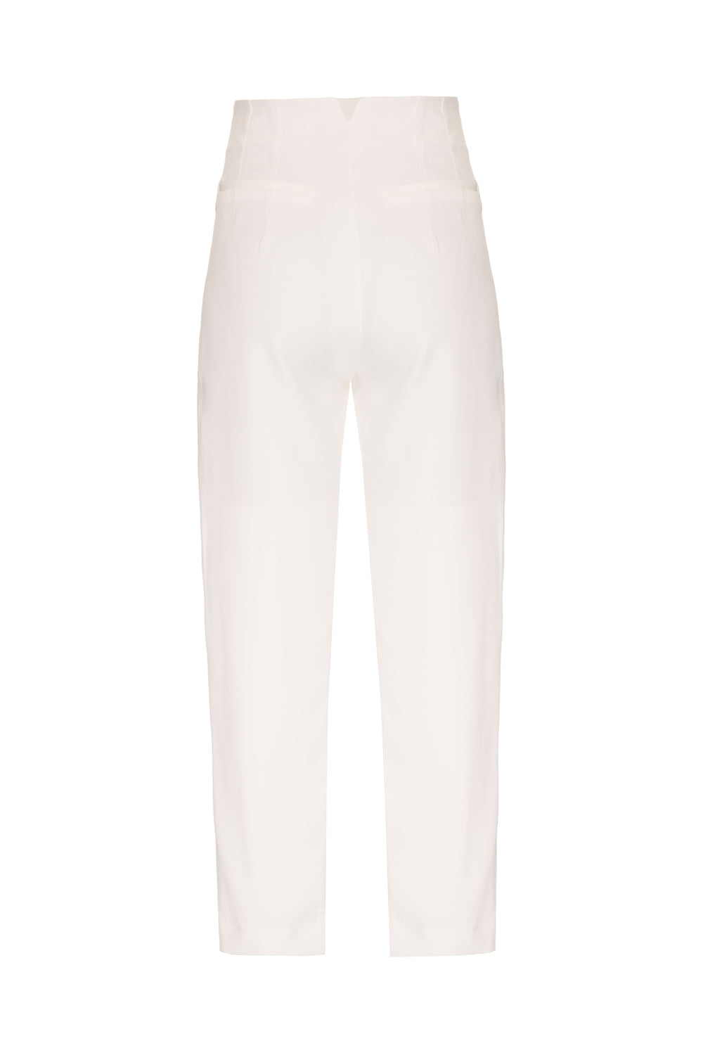 CALÇA PESPONTOS CREPE EDIE OFF WHITE