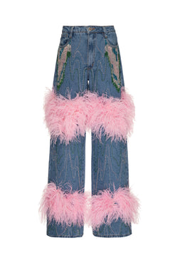 CALÇA PLUMAS DENIM VOGEL JEANS