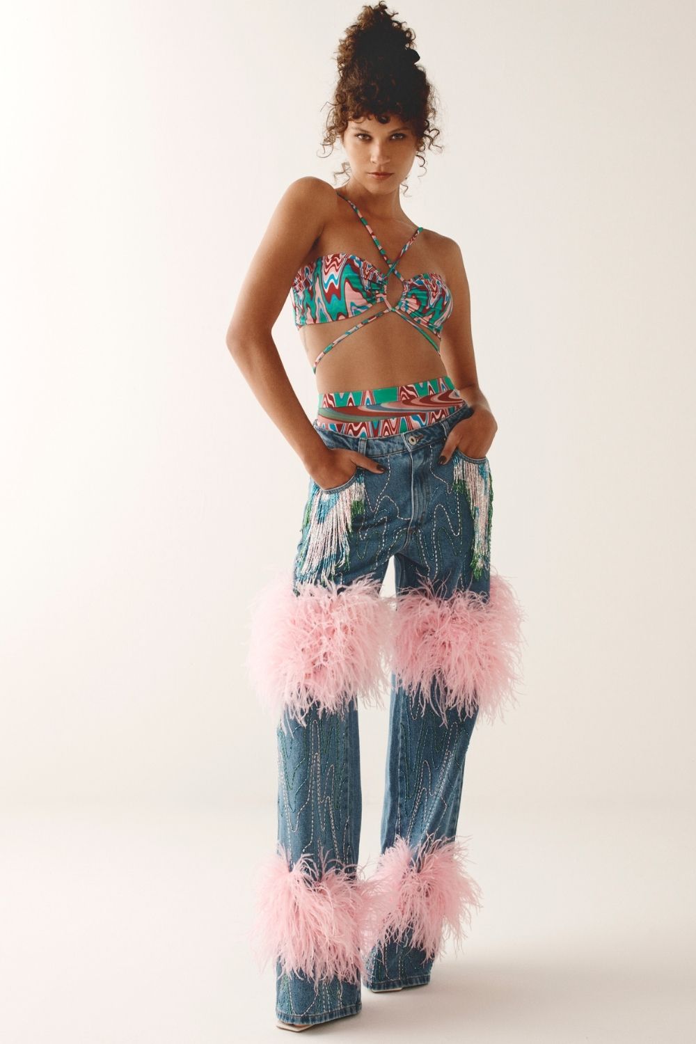 CALÇA PLUMAS DENIM VOGEL JEANS