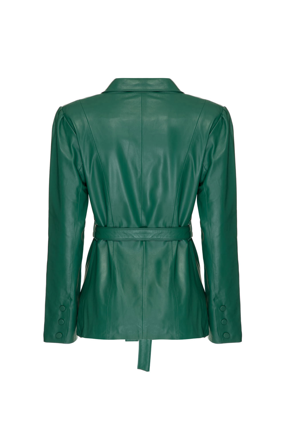 CASACO BORDADO COURO DUNA VERDE