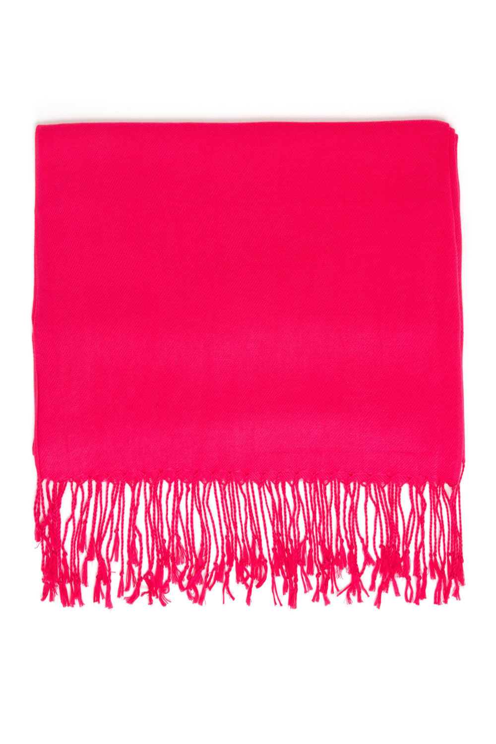 LENÇO PASHMINA FRANJAS PINK