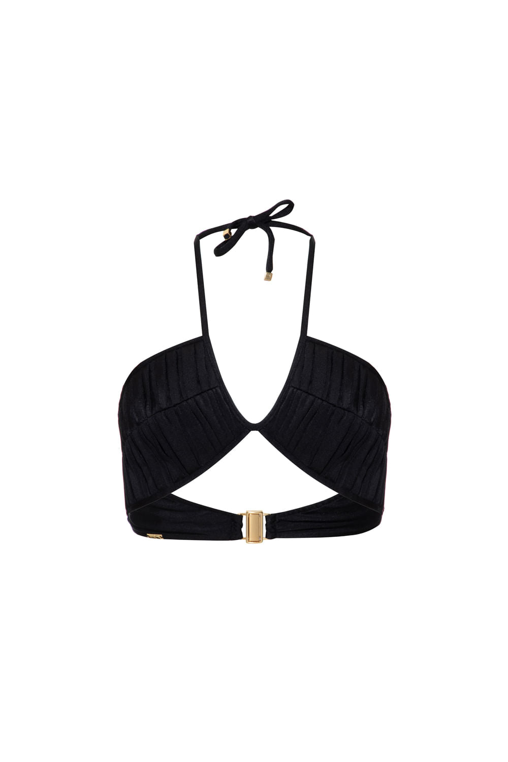 TOP BIQUÍNI PREGAS LYCRA JOLIE PRETO