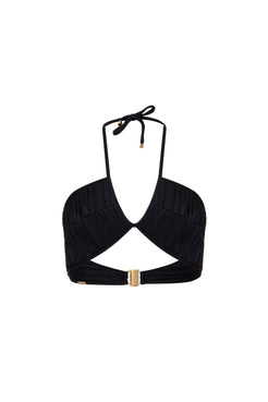 TOP BIQUÍNI PREGAS LYCRA JOLIE PRETO