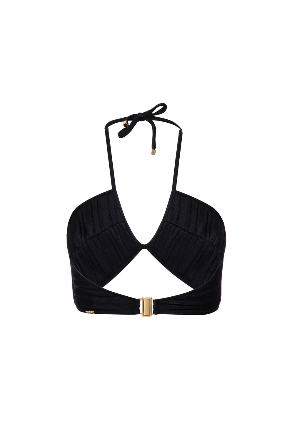 TOP BIQUÍNI PREGAS LYCRA JOLIE PRETO