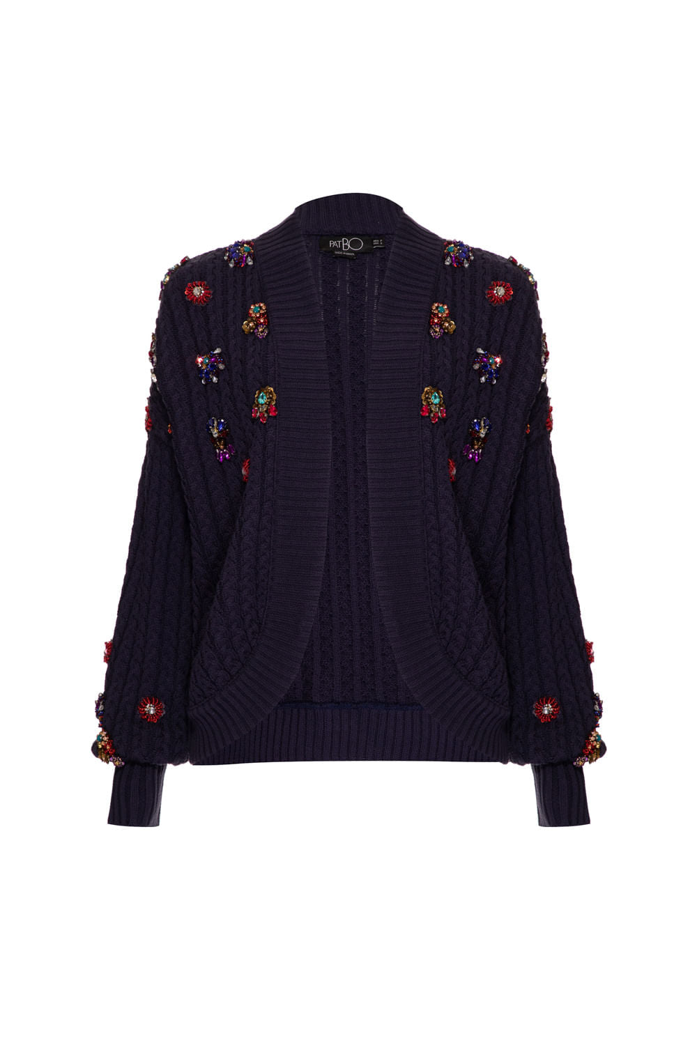 TRICOT BORDADO MISS EMILY AZUL