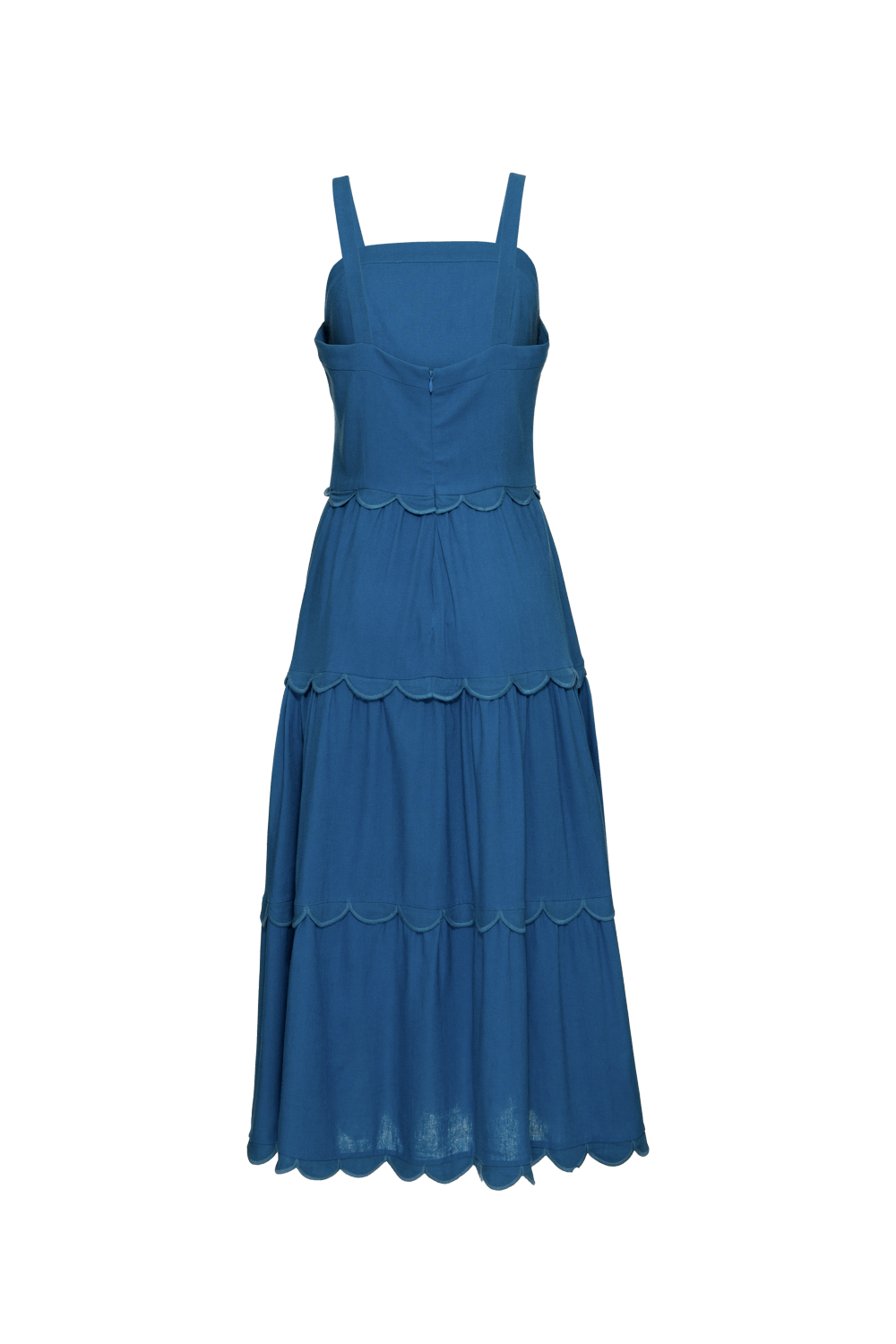 VESTIDO MÍDI LINHO NILO MATRON AZUL
