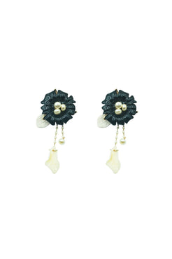 BRINCO PÉTALAS GINKGO PRETO