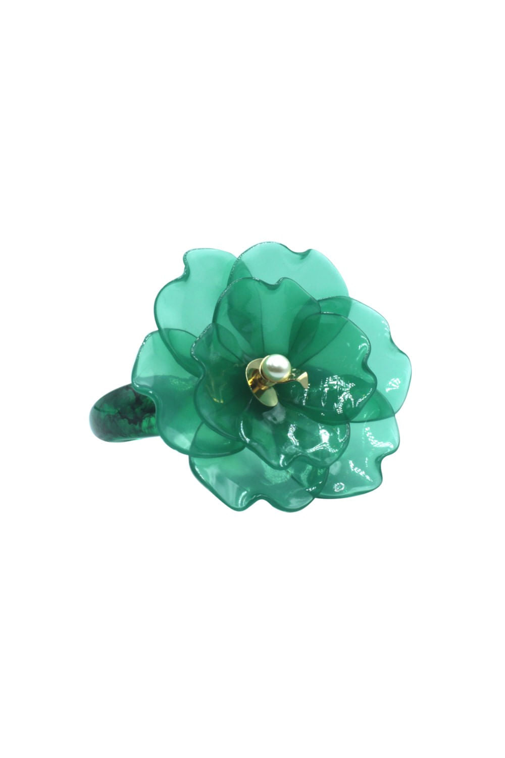 PULSEIRA FLOR CAMÉLIA VERDE