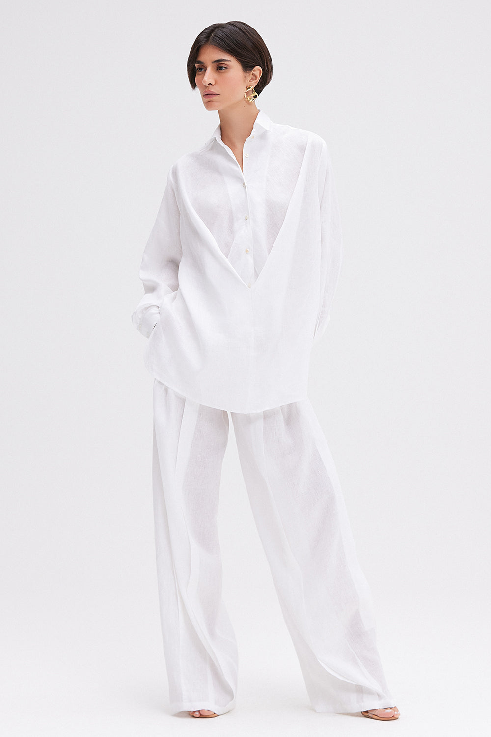 CALÇA LINEN INTENSE RUST OFF