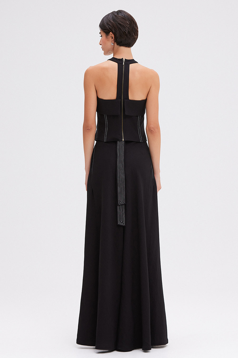 SAIA LONGA MODERN TWILL PRETO