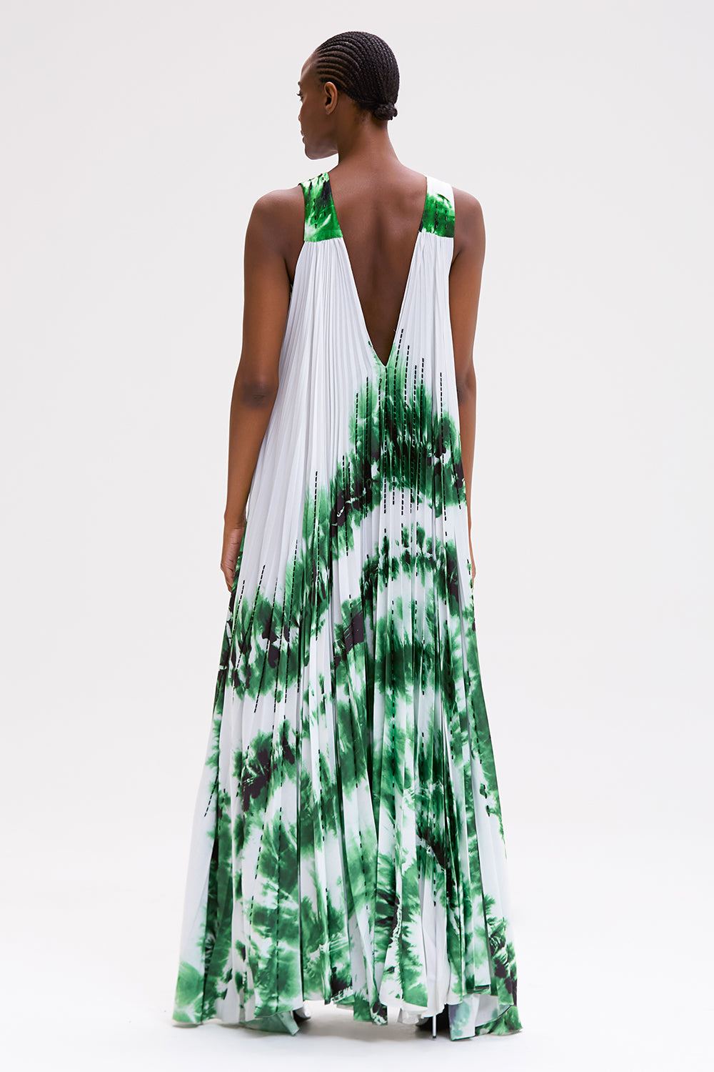 VESTIDO LONGO GRÃO VERDE