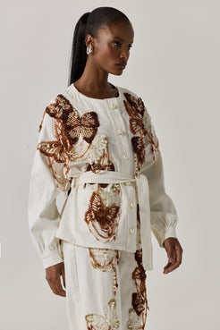 JAQUETA BUTTERFLY OFF WHITE