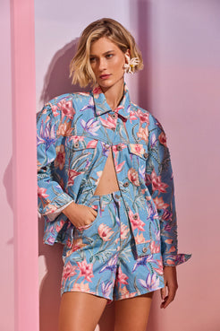 JAQUETA AMARYLLIS DENIM AZUL